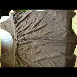 Daisy Fuentes brown tank top